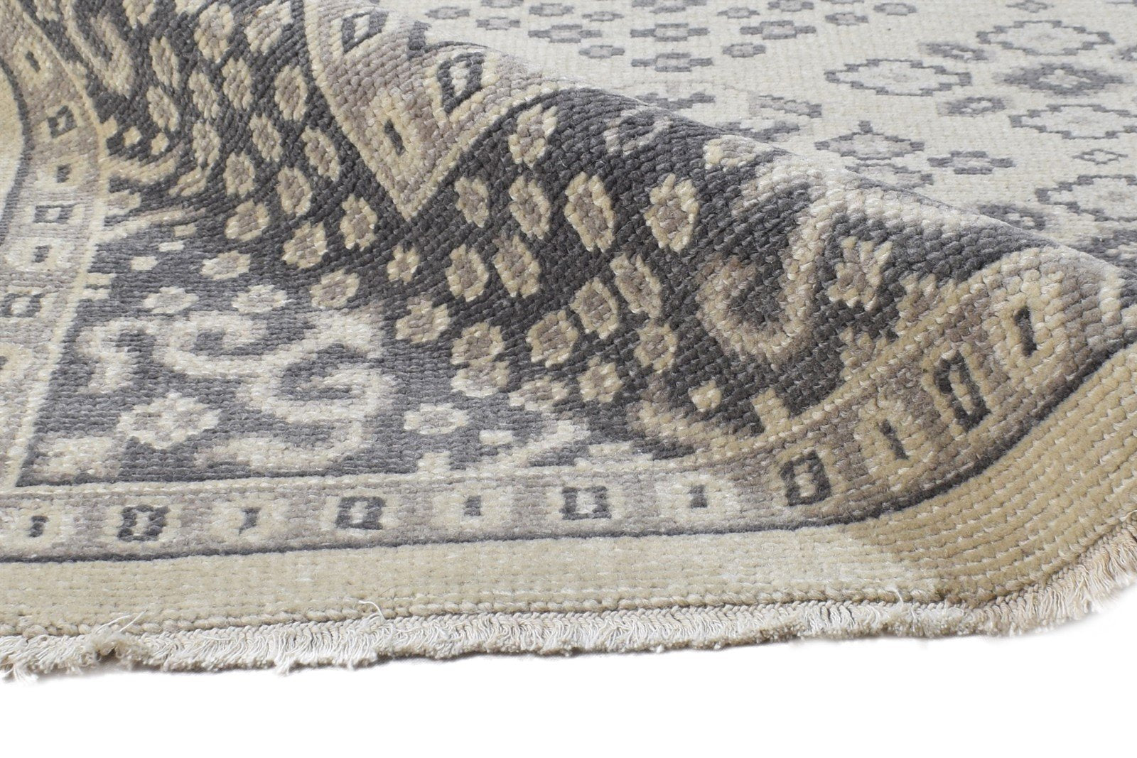 6' X 9' Rug Wool Beige Persian Hand Knotted Bokhara Oriental Room Size Carpet 7864797134997