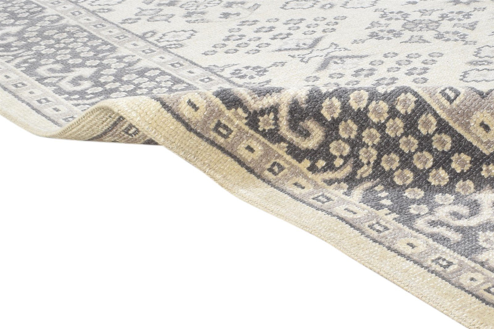 6' X 9' Rug Wool Beige Persian Hand Knotted Bokhara Oriental Room Size Carpet 7864797134997