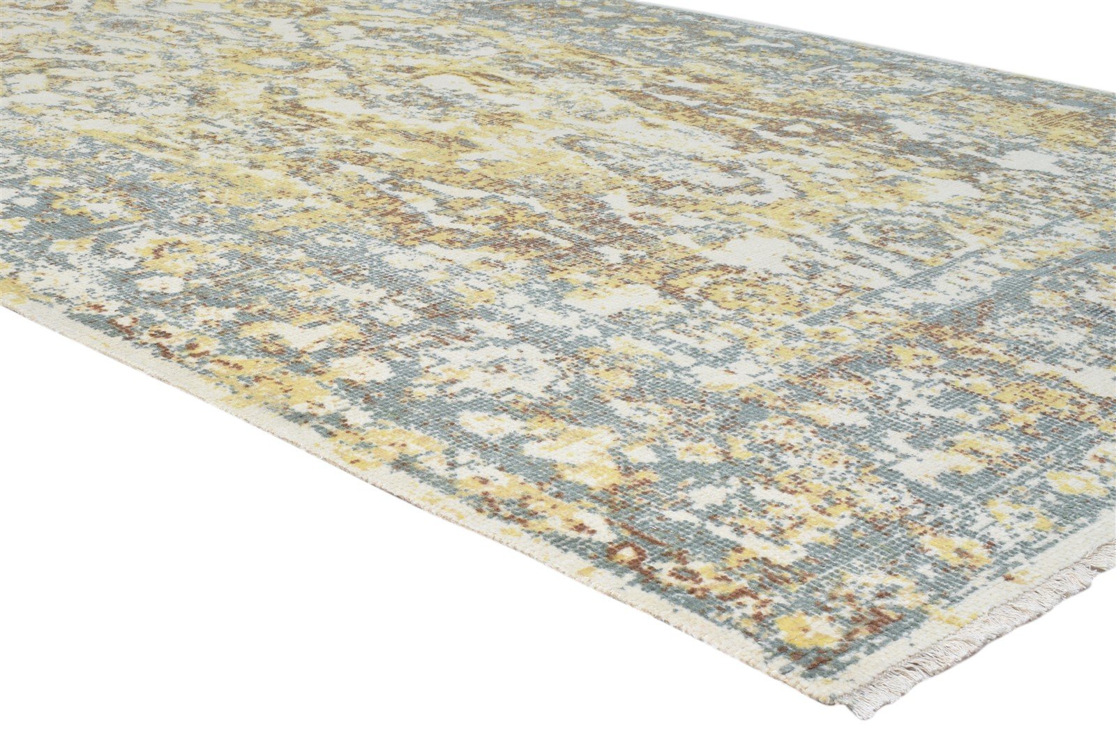 Fawn 6' X 9' Rug Wool Beige Persian Hand Knotted Kazak Distressed 7864082399381