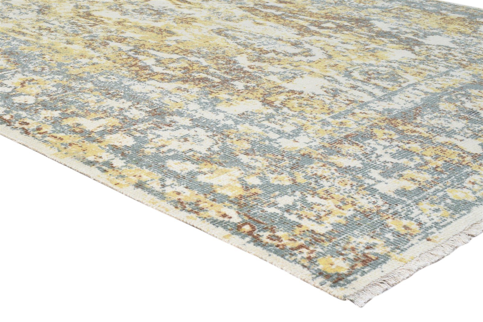Fawn 6' X 9' Rug Wool Beige Persian Hand Knotted Kazak Distressed 7864082399381