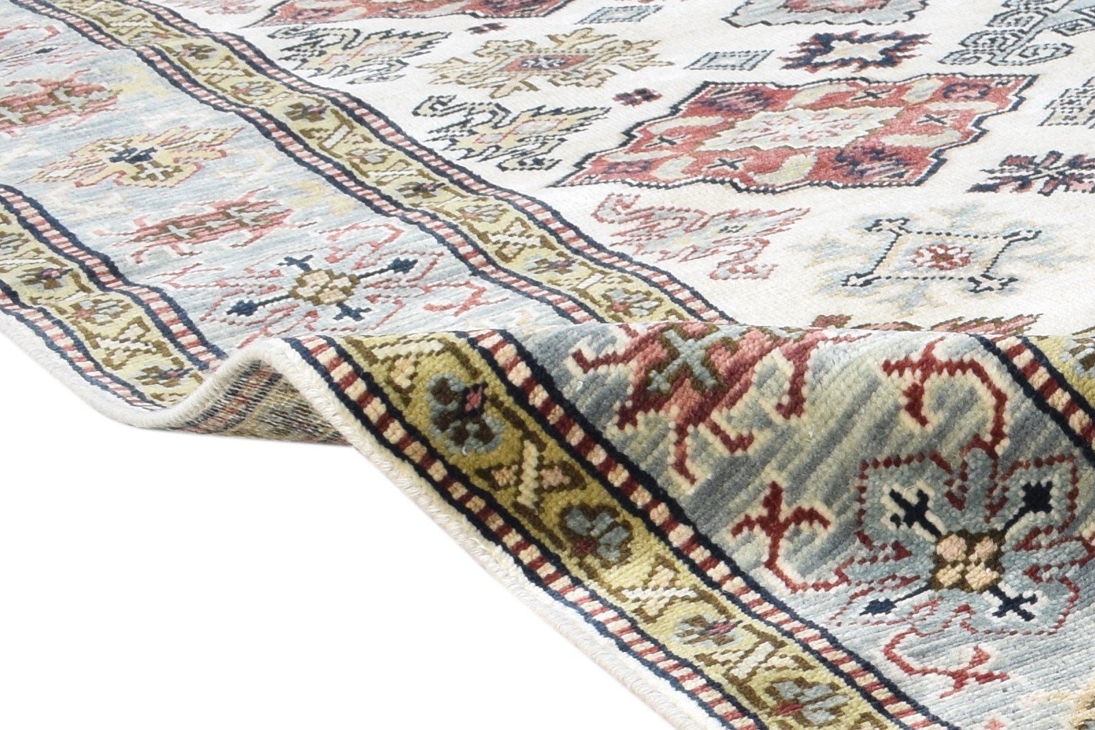 6' X 9' Rug Wool Beige Persian Hand Knotted Oushak Oriental Room Size Carpet 7864998527125