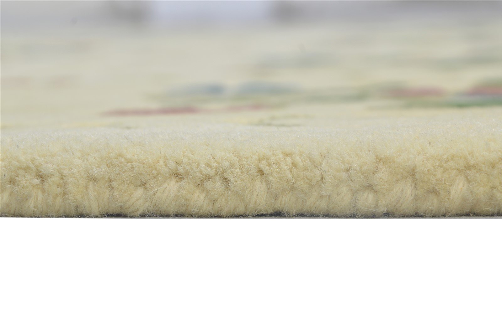 6' X 9' Rug Wool Cream Modern Hand Tufted French Floral Room Size Carpet 7864155373717