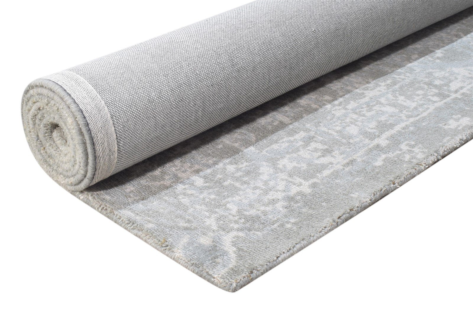6' X 9' Rug Wool Grey Transitional Hand Tufted Oriental Modern Room Size Carpet 7864628117653