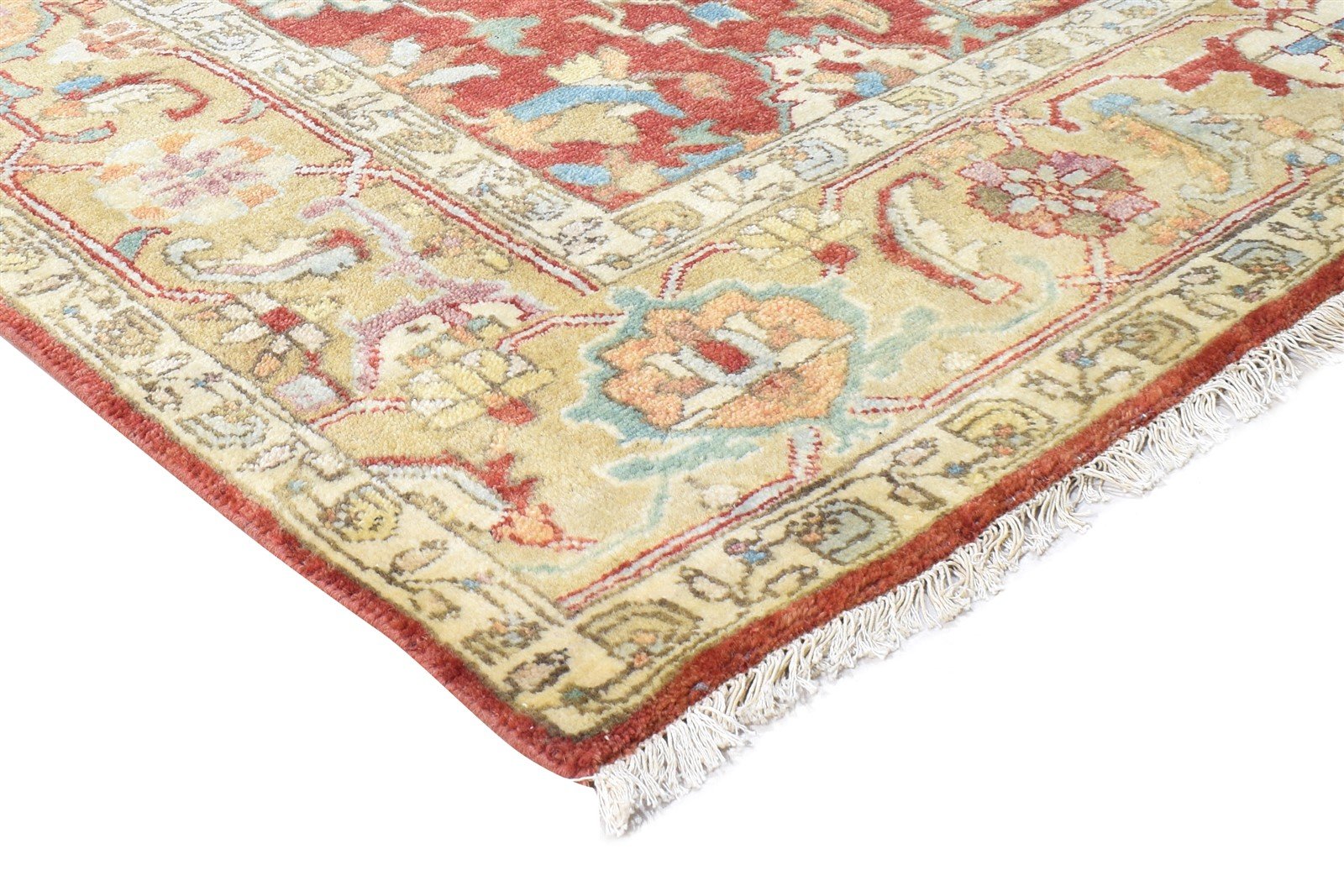 6' X 9' Rug Wool Rust Persian Hand Knotted Kashan Oriental Room Size Carpet 7865000198293