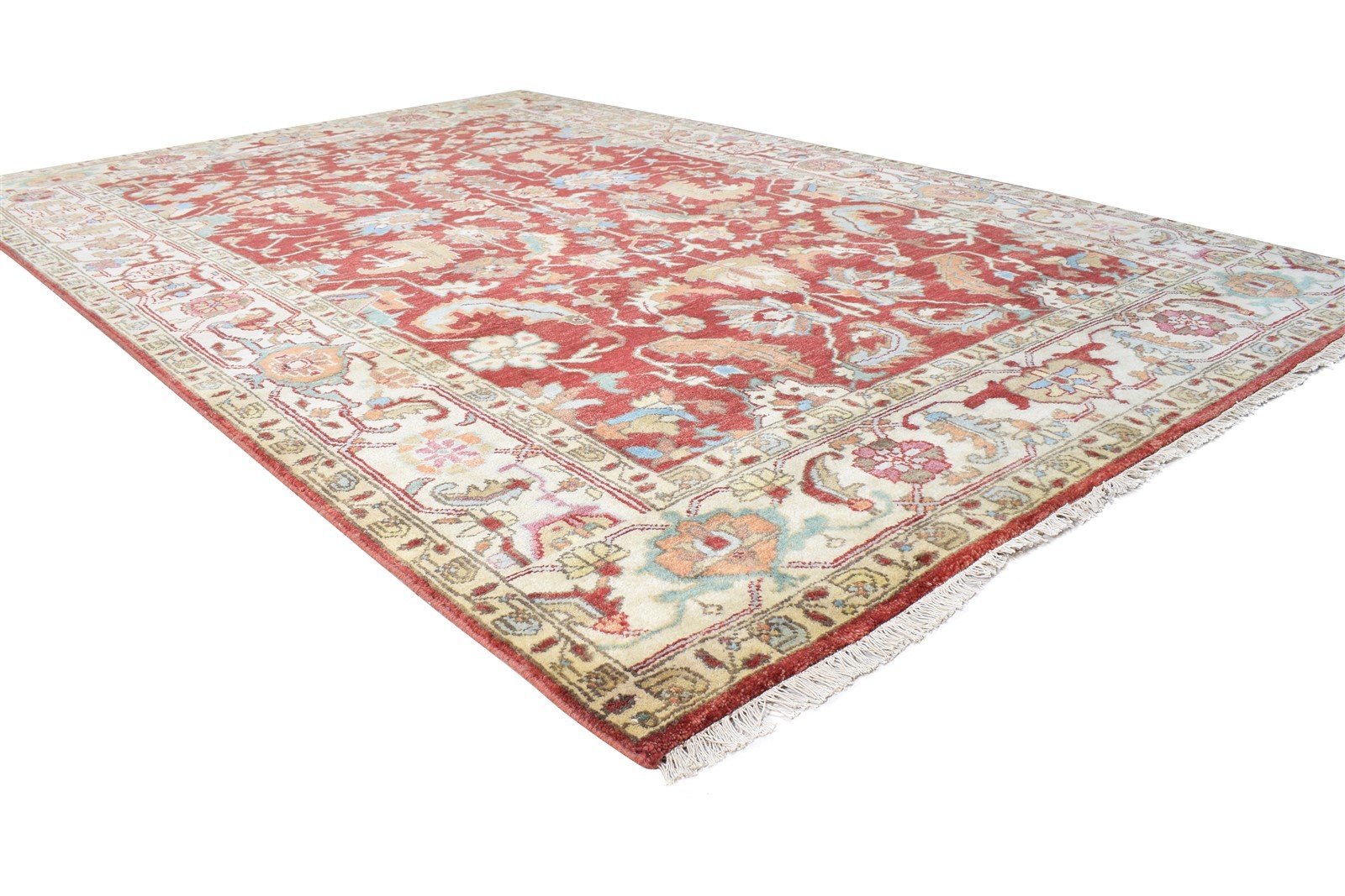 6' X 9' Rug Wool Rust Persian Hand Knotted Oushak Oriental Room Size Carpet 7864999641237
