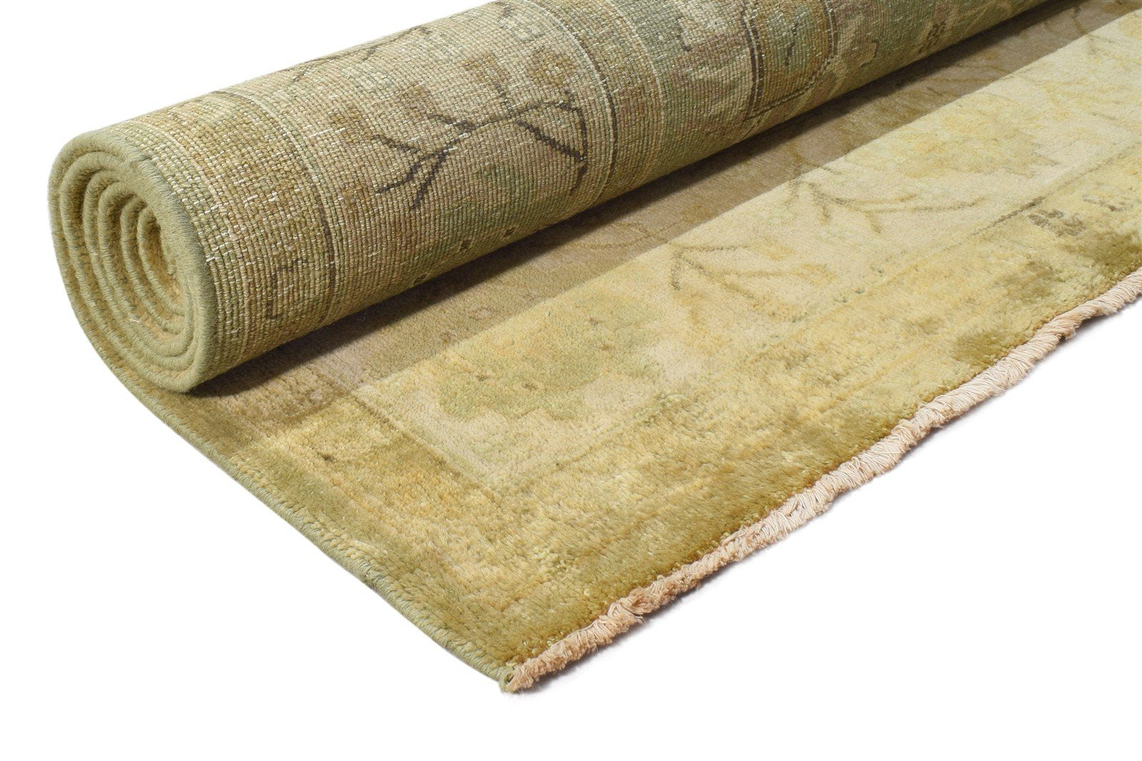 6' X 9' Rug Wool Sage Persian Hand Knotted Oushak Oriental Large Carpet 7865073402005