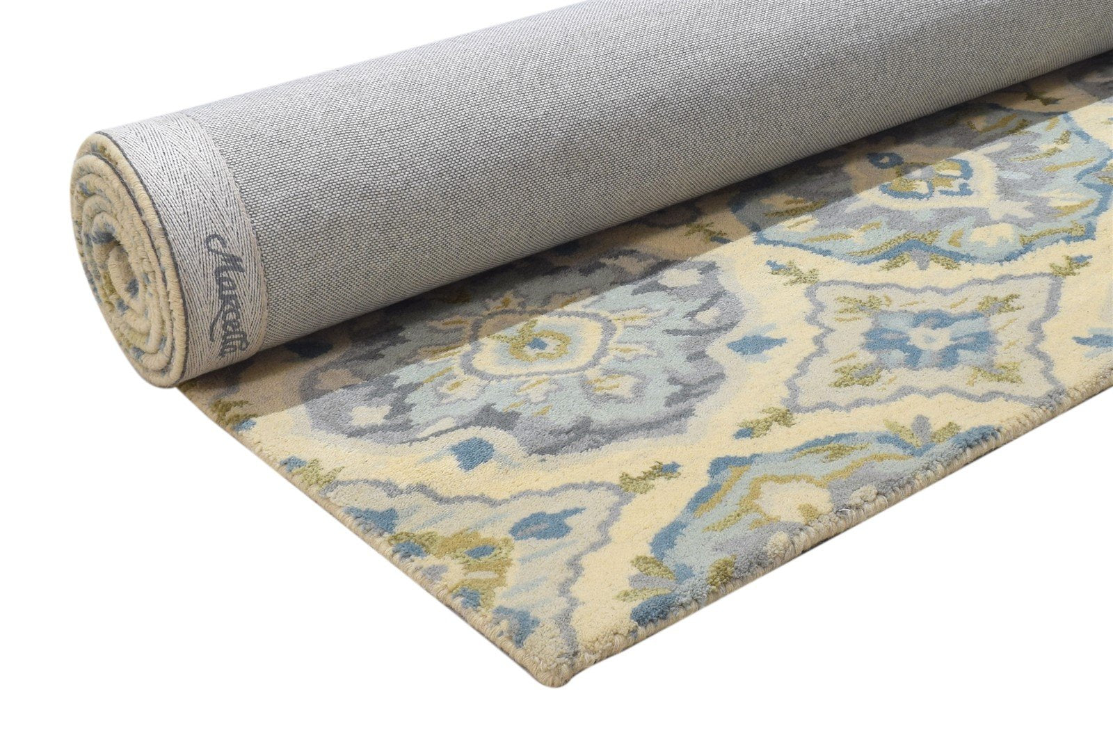 Beige Wool Rug 5' X 8' Modern Hand Tufted Moroccan Trellis Room Size Carpet Area Rug
