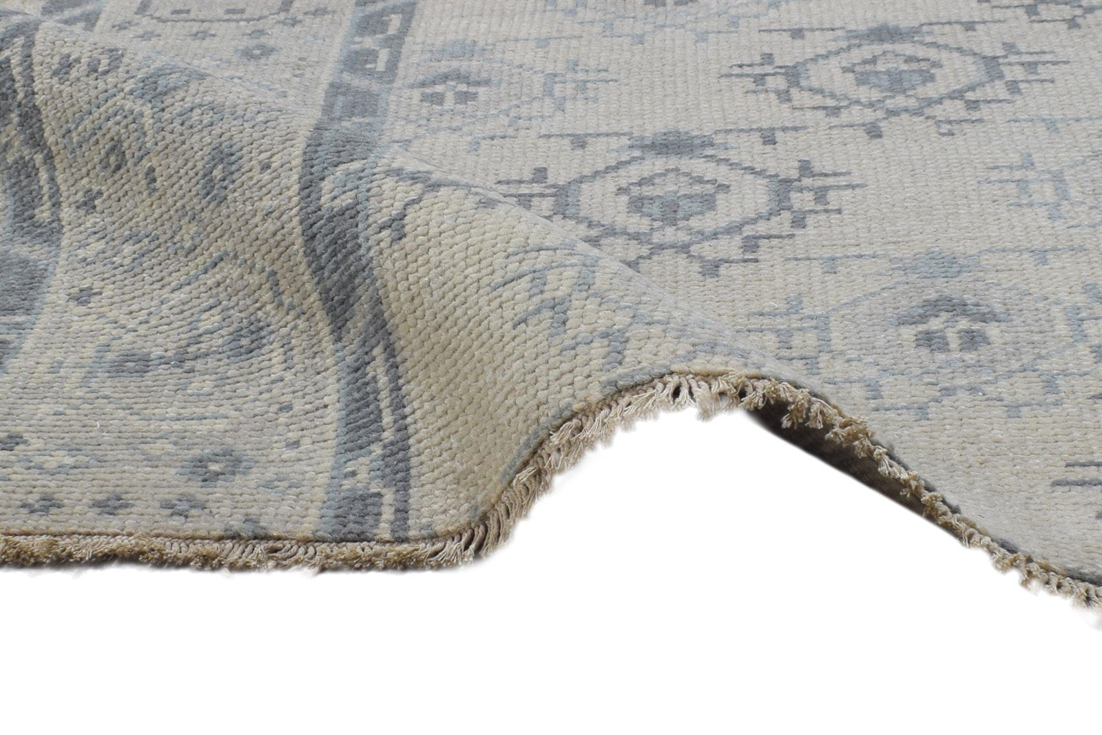 Hand Knotted Sand Wool Rug 2'6 X 3' Persian Bokhara Oriental Small Carpet Area Rug