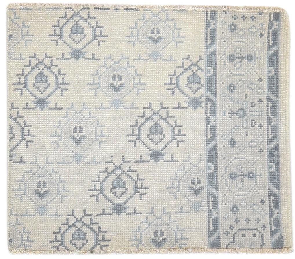 Hand Knotted Sand Wool Rug 2'6 X 3' Persian Bokhara Oriental Small Carpet Area Rug