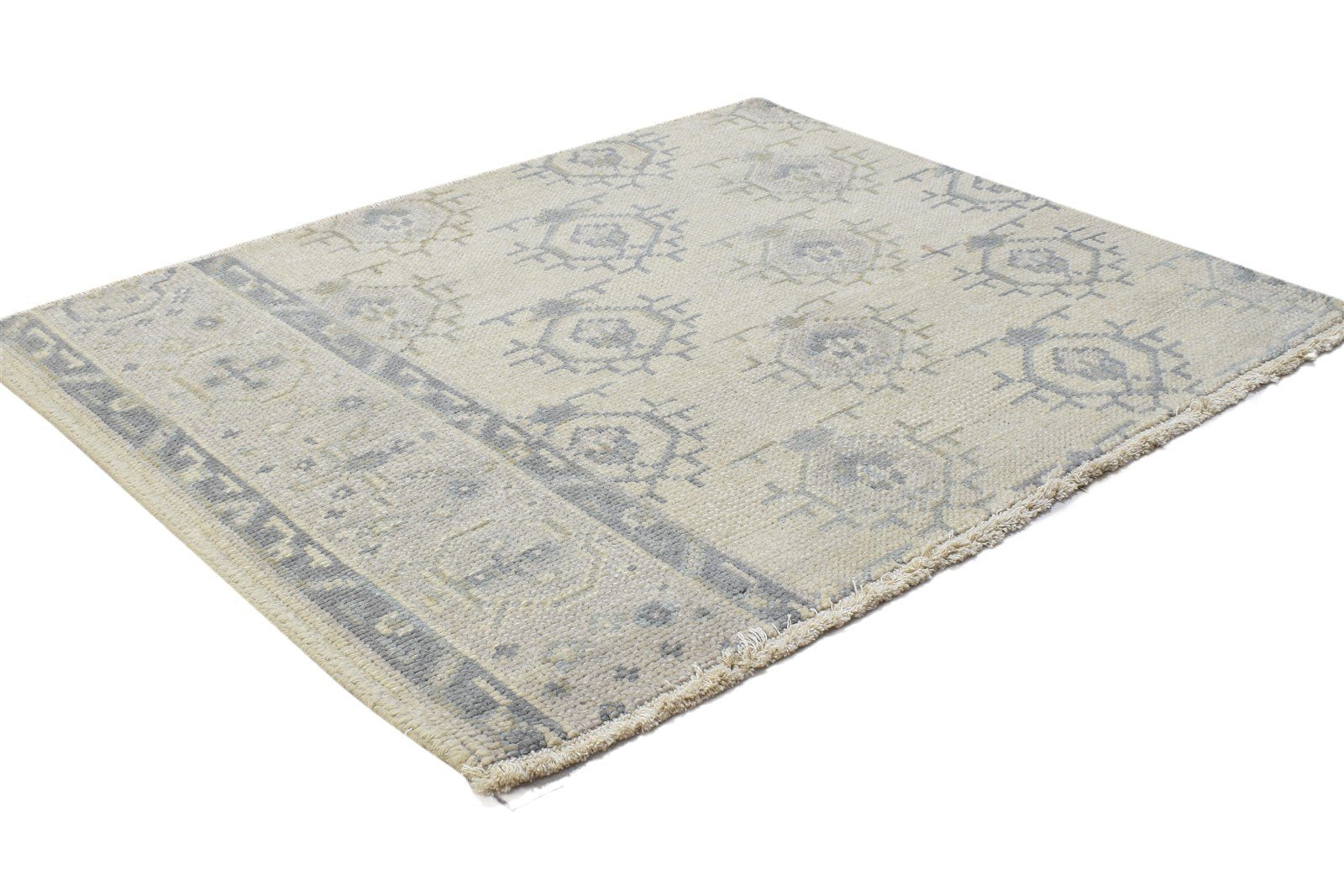 Wool Sand Rug 2'6 X 3' Persian Hand Knotted Bokhara Oriental Small Carpet Area Rug