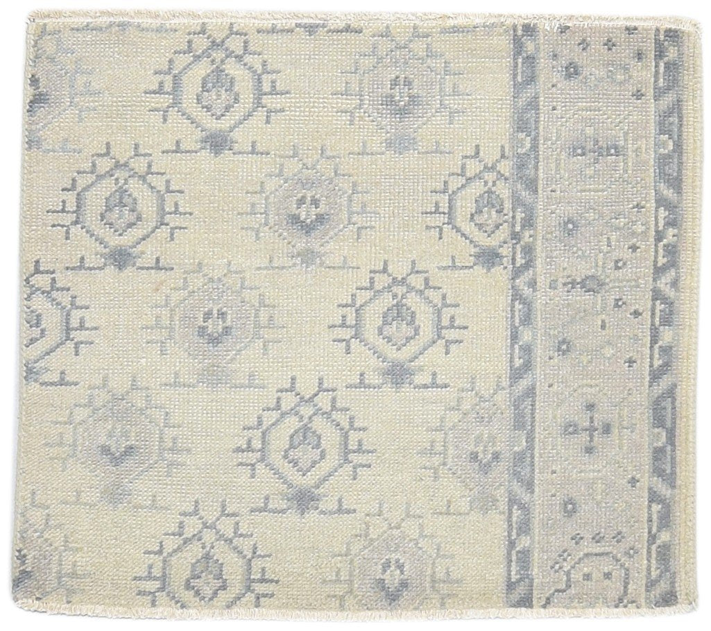 Wool Sand Rug 2'6 X 3' Persian Hand Knotted Bokhara Oriental Small Carpet Area Rug