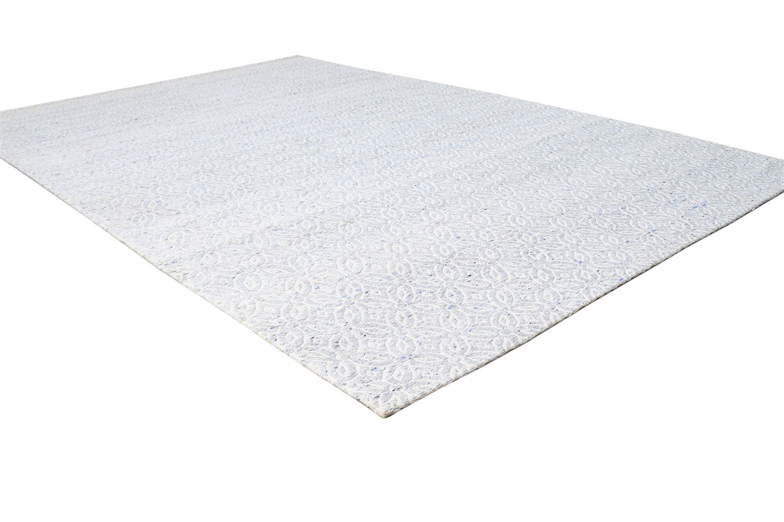 Silver Jacquard Rug 5X7 Modern Jacquard Loom Scandinavian Floral Room Size Area Rug