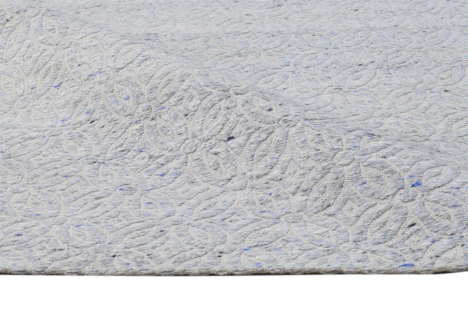 Silver Jacquard Rug 5X7 Modern Jacquard Loom Scandinavian Floral Room Size Area Rug