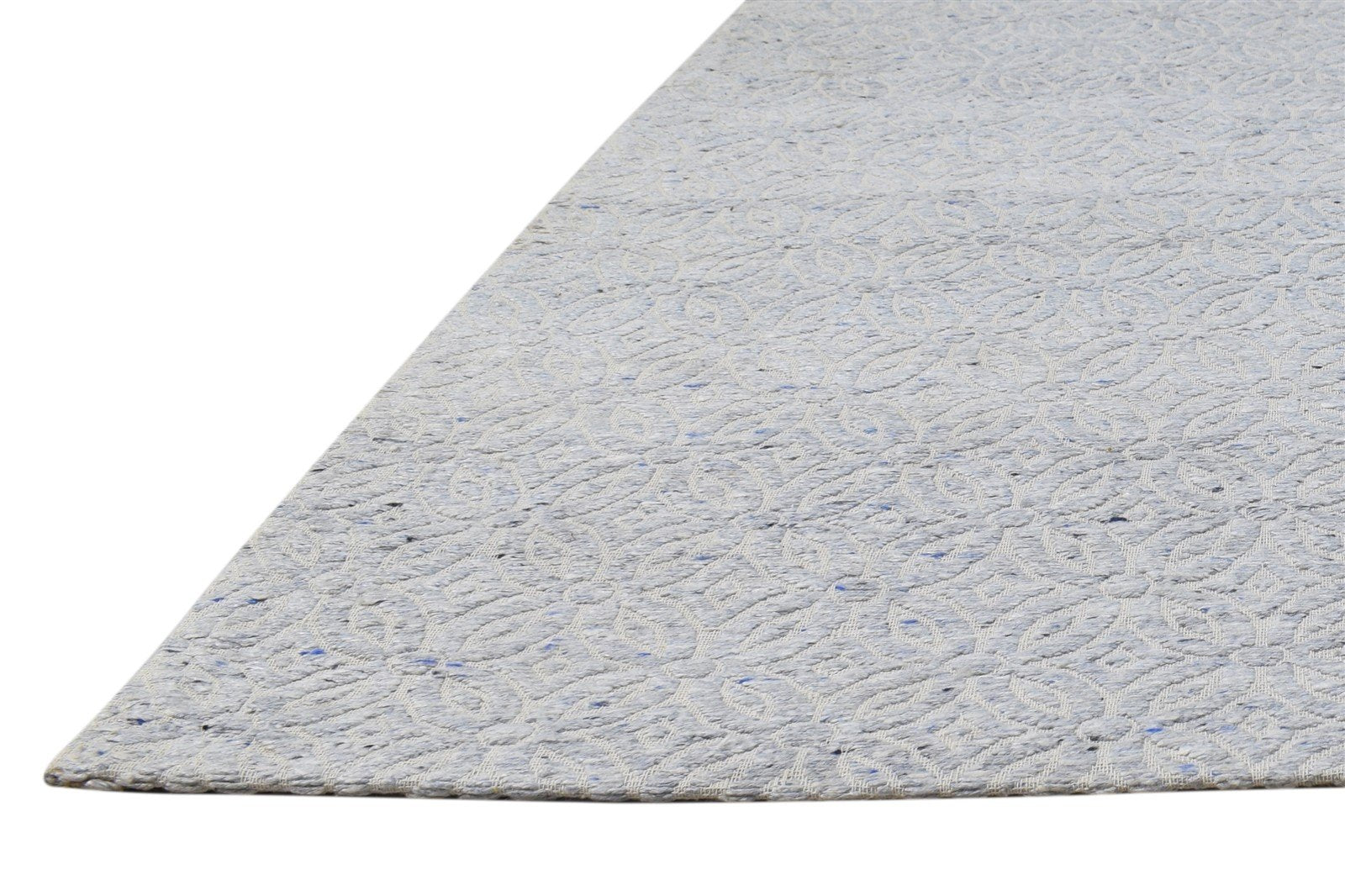 Silver Jacquard Rug 5X7 Modern Jacquard Loom Scandinavian Floral Room Size Area Rug