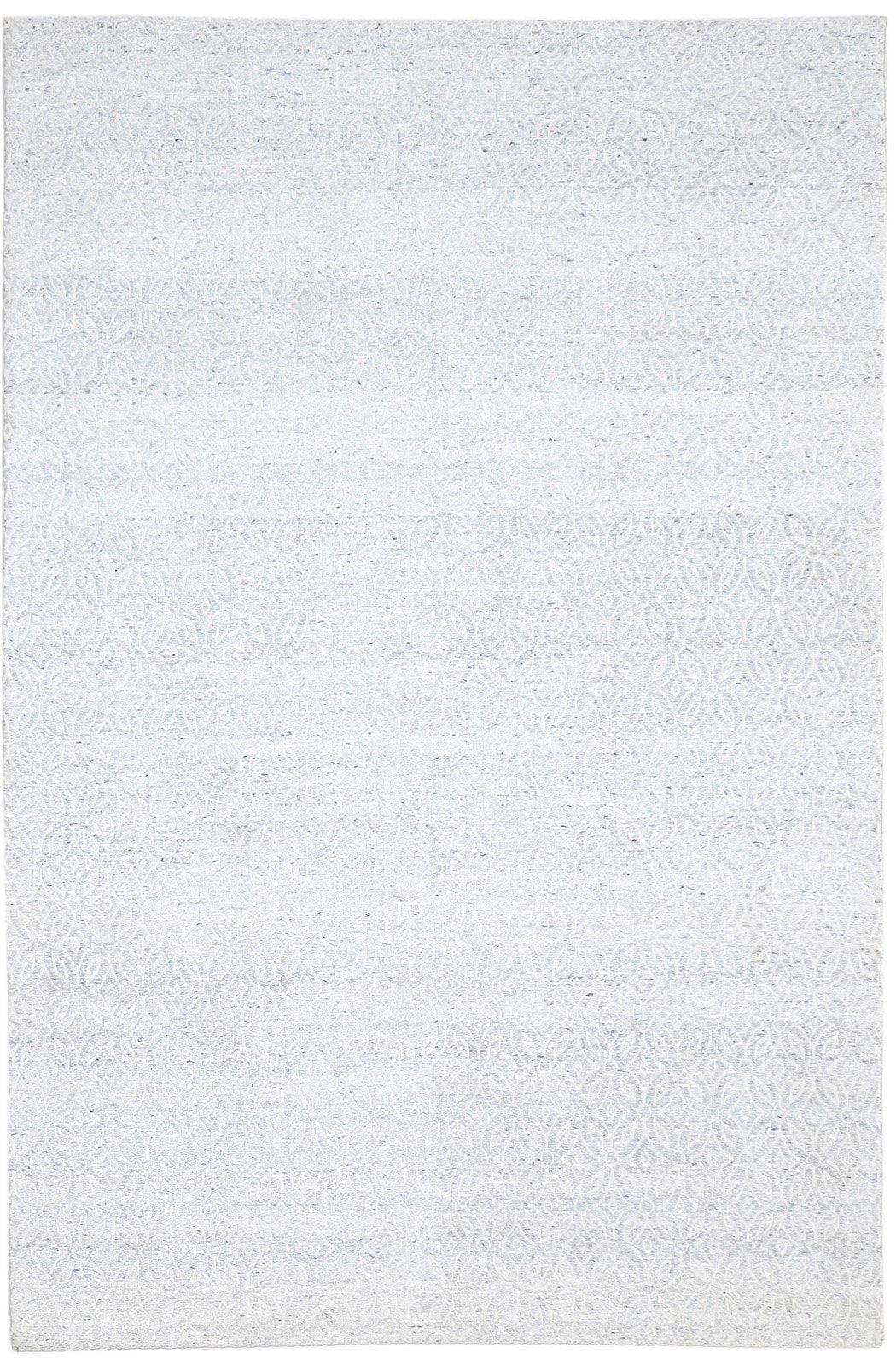 Silver Jacquard Rug 5X7 Modern Jacquard Loom Scandinavian Floral Room Size Area Rug