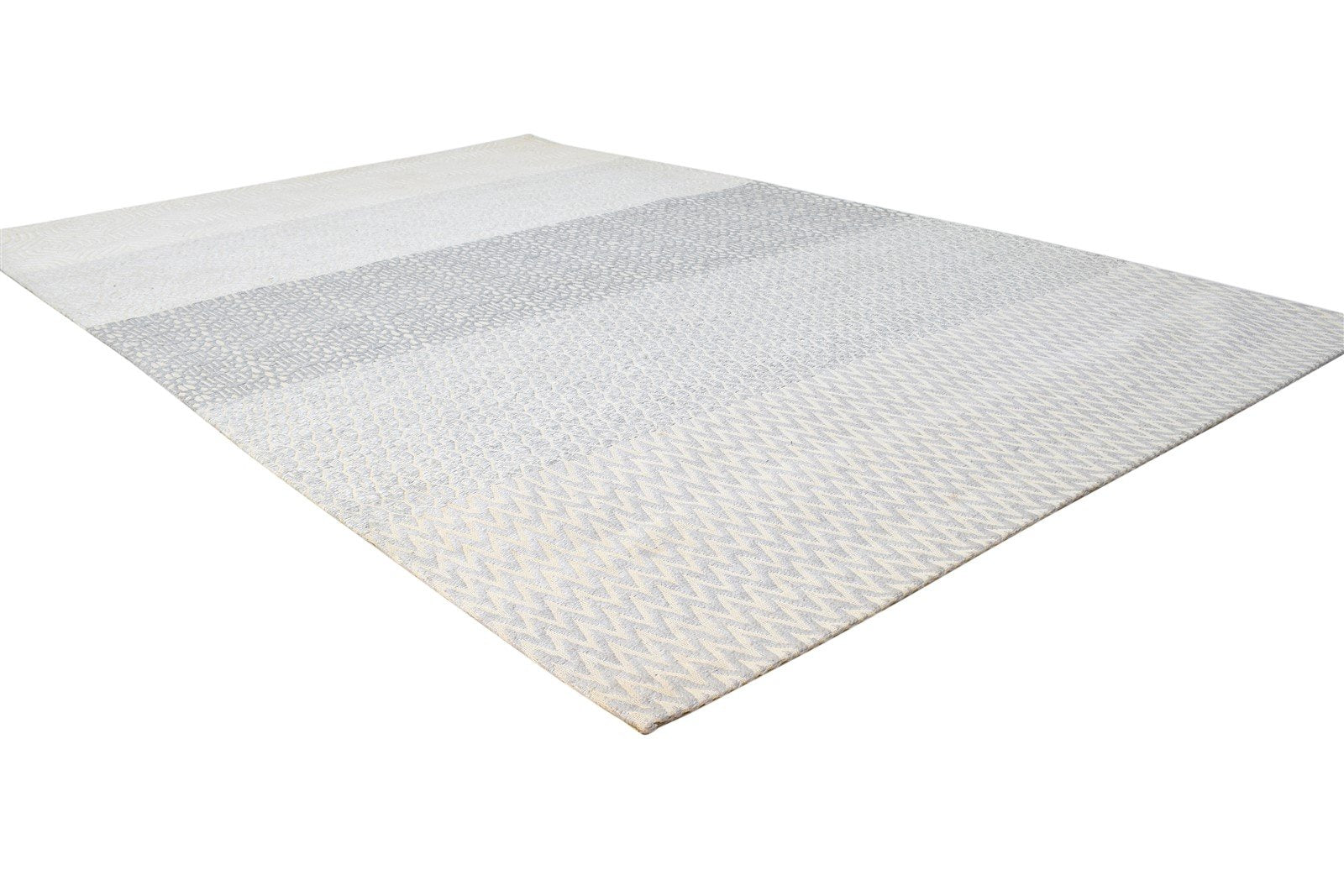 Jacquard Grey Rug 5X8 Modern Jacquard Loom Scandinavian Chevron Room Size Carpet Area Rug