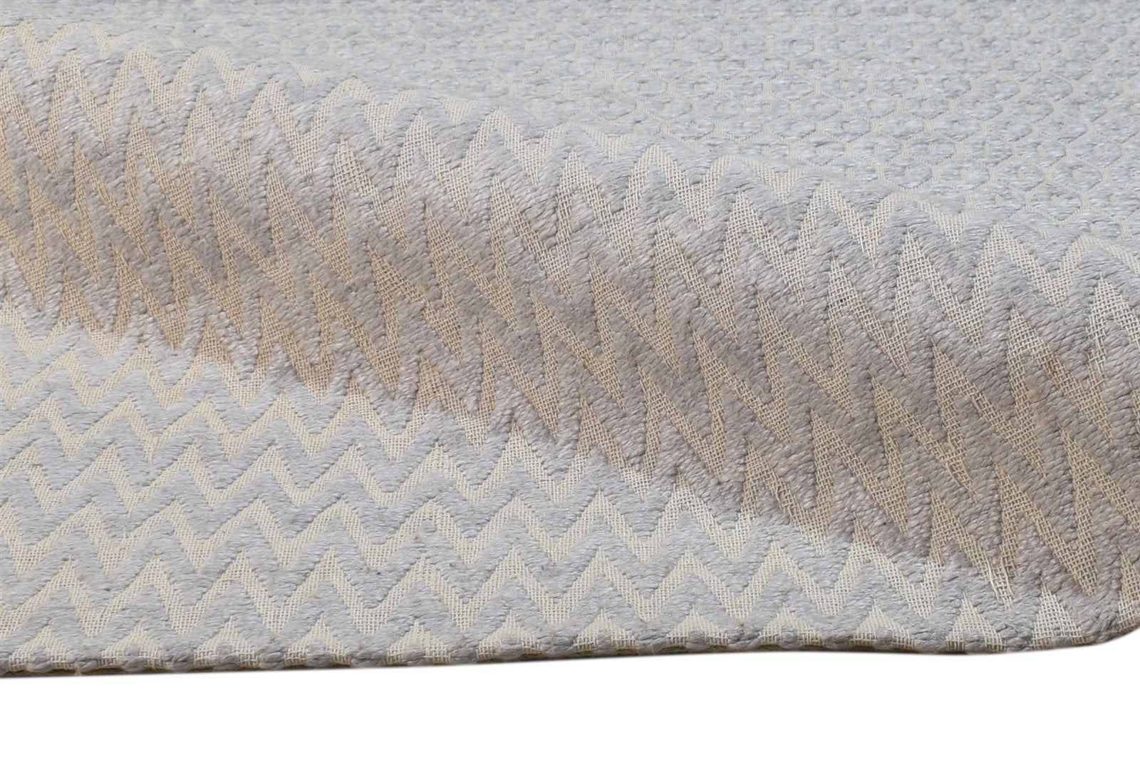 Jacquard Grey Rug 5X8 Modern Jacquard Loom Scandinavian Chevron Room Size Carpet Area Rug