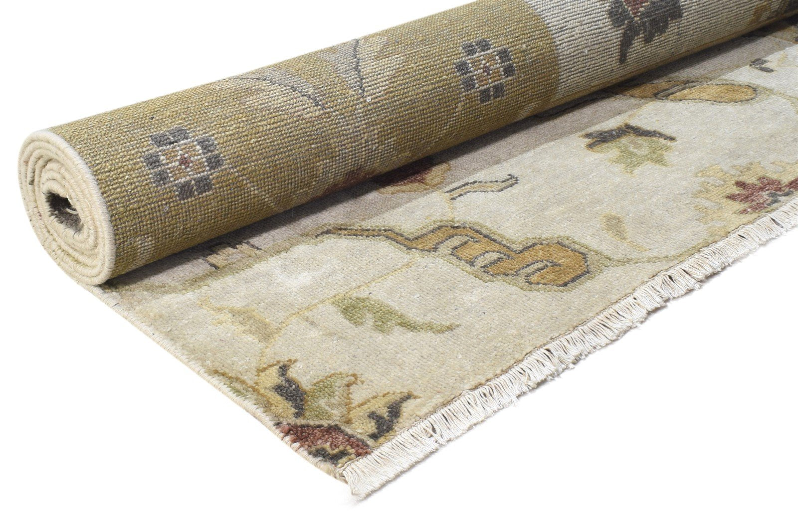 Sage Wool Rug 8' X 10' Persian Hand Knotted Kashan Oriental Large Carpet Area Rug