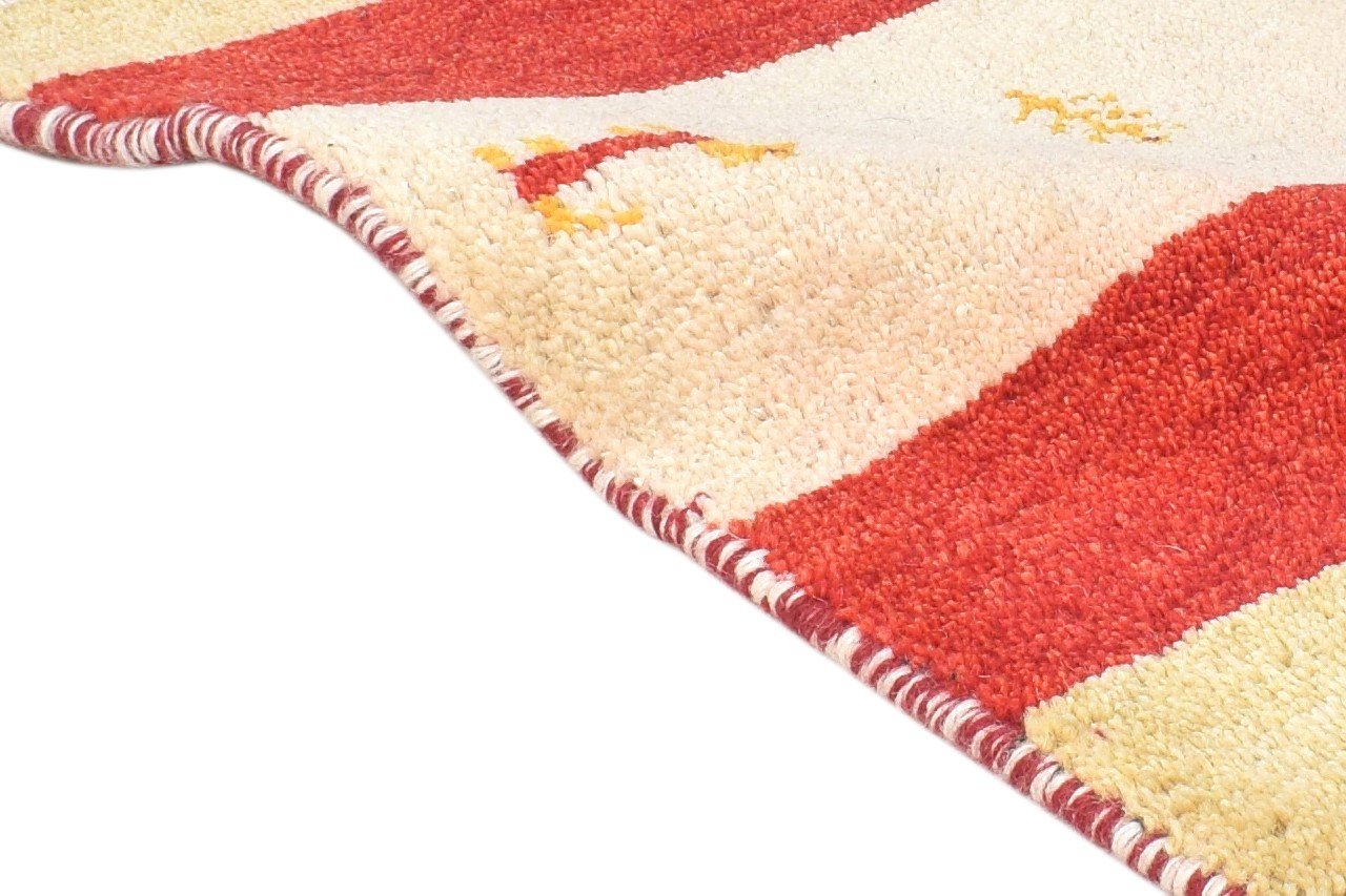 Wool Multi Color Rug 1X2 Tribal Hand Knotted Gabbeh Southwestern Small Carpet