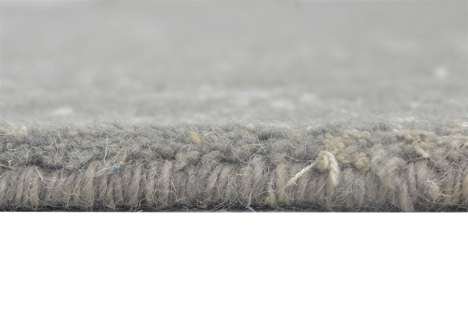 Wool Dark Grey Rug 7' X 10' Modern Hand Tufted French Floral Large Carpet Area Rug