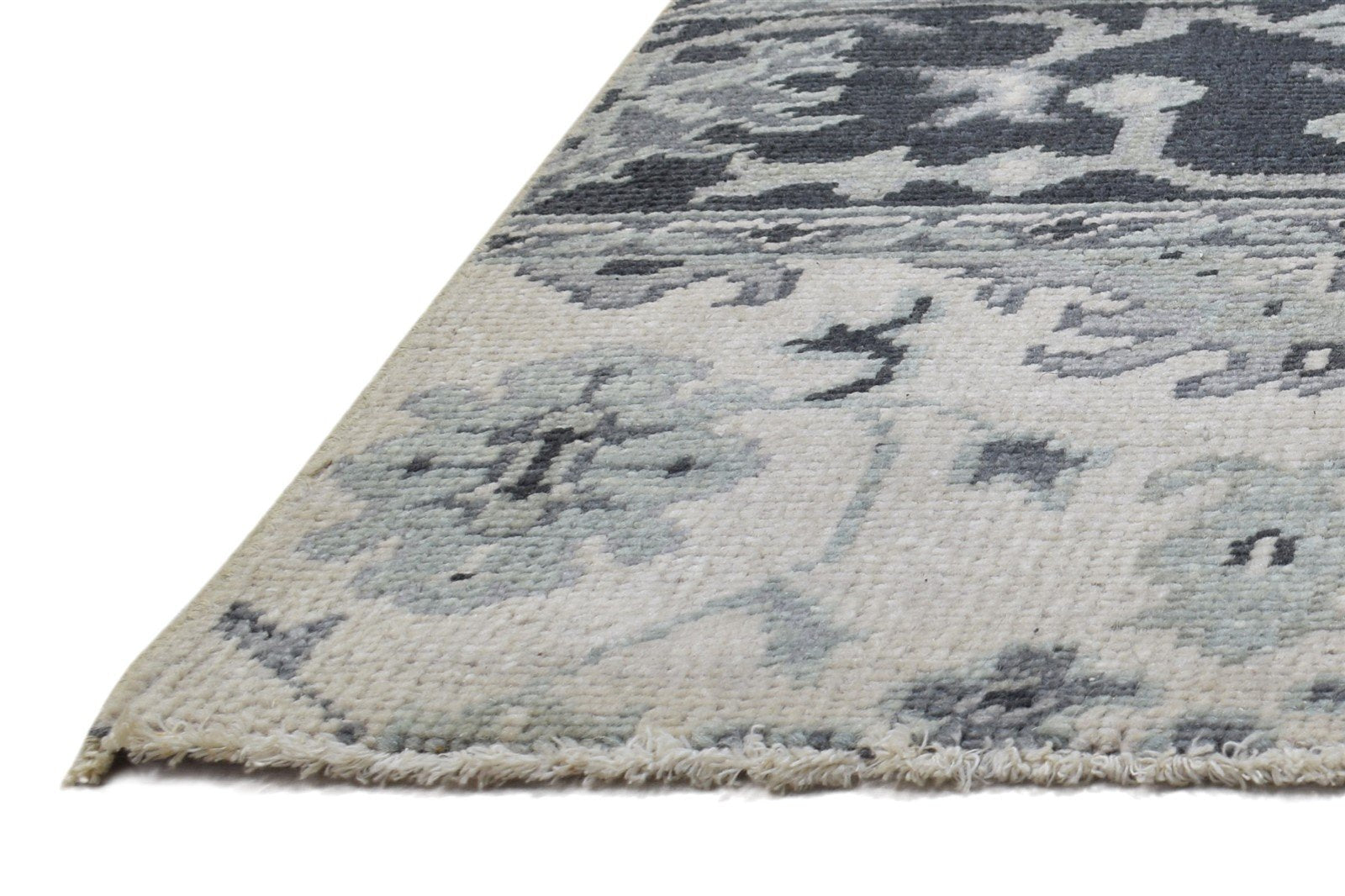 Sand Wool Rug 2' X 2' Persian Hand Knotted Oushak Oriental Small Carpet Area Rug