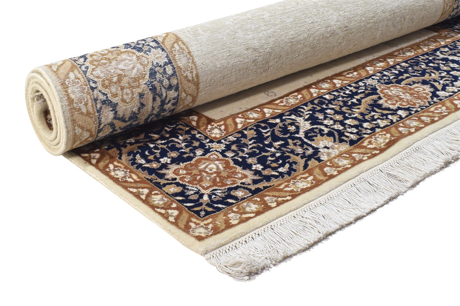 Hand Knotted Sand Wool Rug 4' X 6' Persian Oriental Oriental Room Size Carpet Area Rug