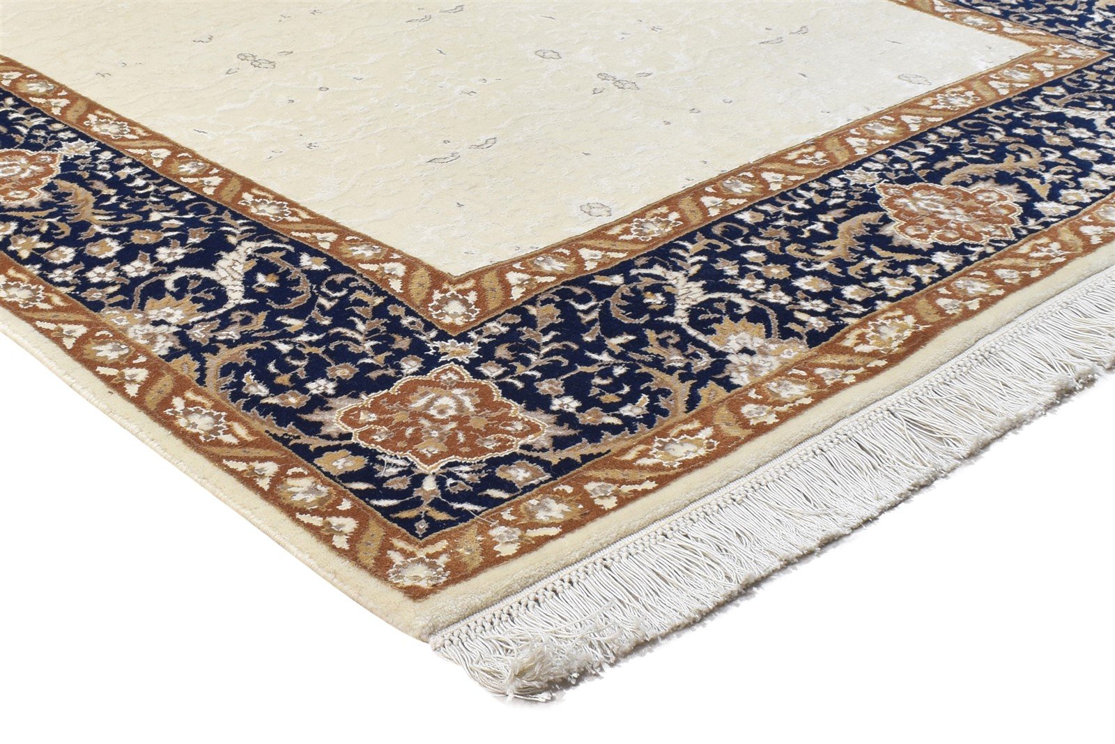 Hand Knotted Sand Wool Rug 4' X 6' Persian Oriental Oriental Room Size Carpet Area Rug