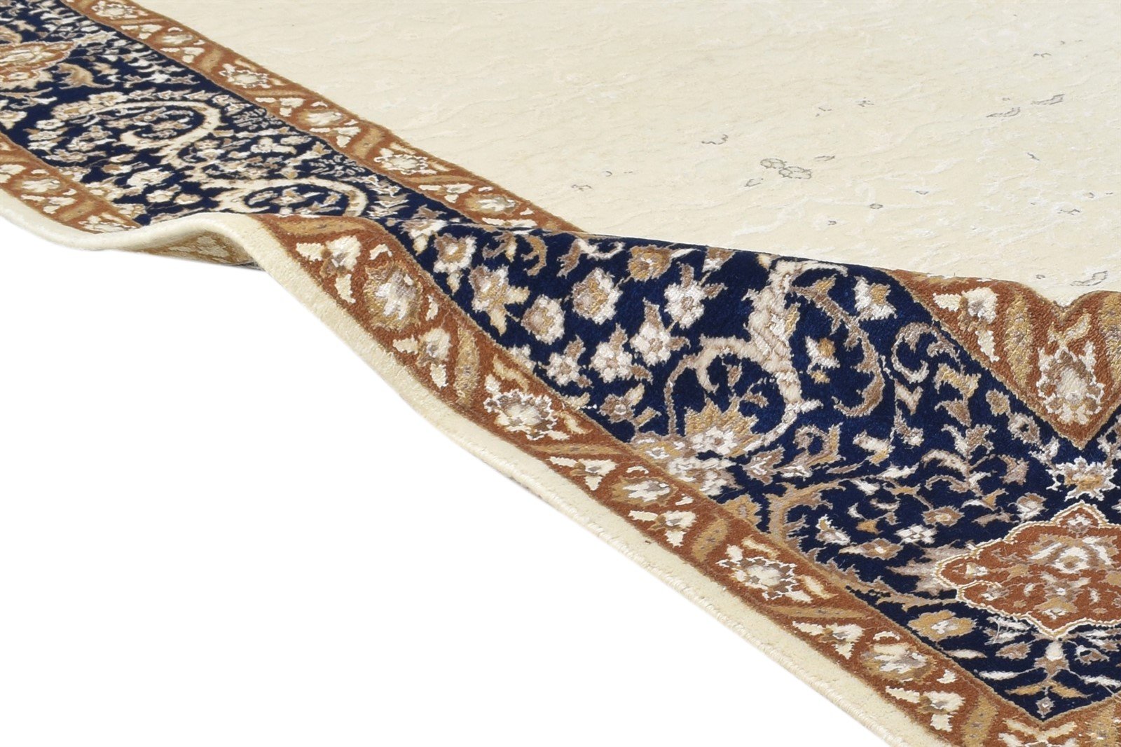 Hand Knotted Sand Wool Rug 4' X 6' Persian Oriental Oriental Room Size Carpet Area Rug