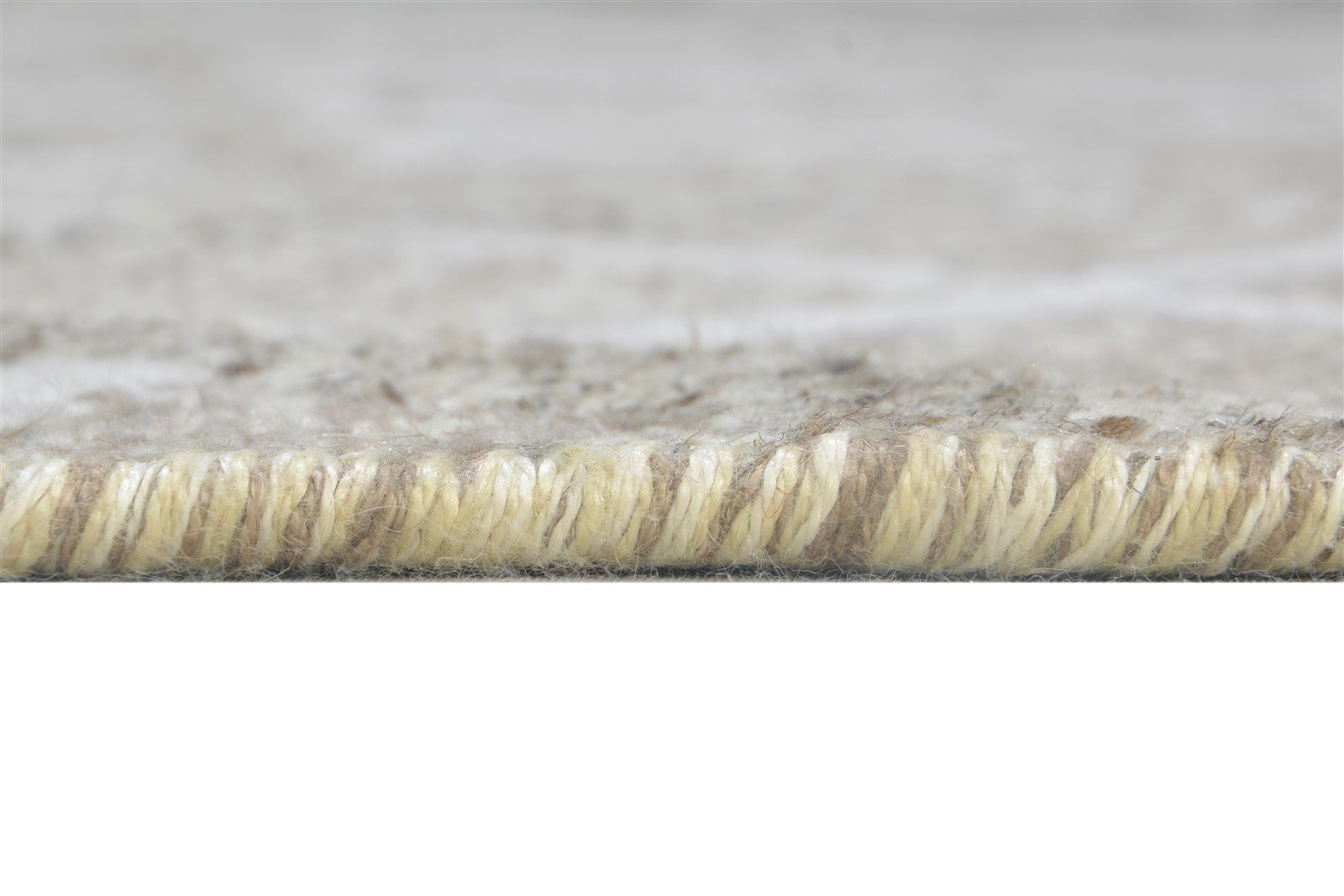 Grey Linen Rug 5' X 8' Modern Hand Knotted Scandinavian Trellis Room Size Carpet Area Rug