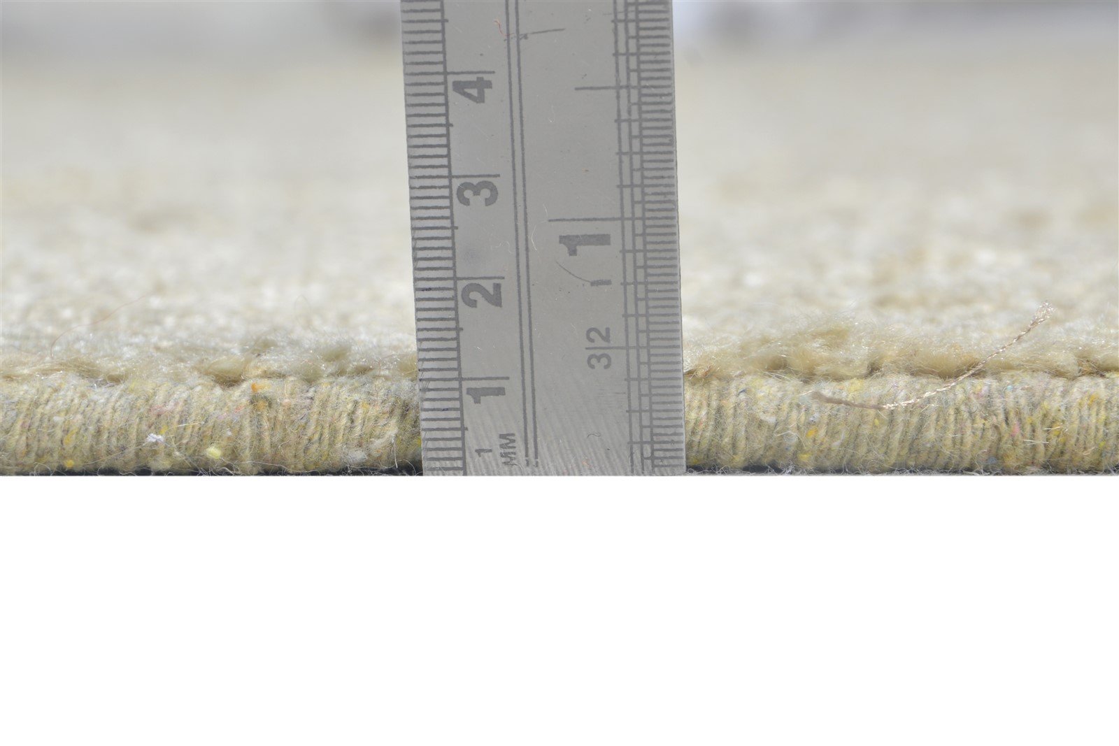 Beige Silk Rug 8' X 8' Modern Hand Woven Scandinavian Solid Large Carpet Area Rug