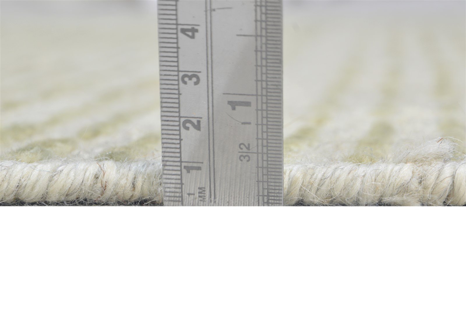 5' X 7' Rug Silk Cream Modern Hand Woven Scandinavian Diamond Room Size Carpet Area Rug