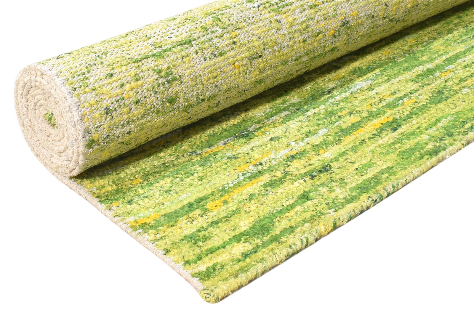 Silk Green Rug 8' X 11' Modern Hand Woven Bohemian Solid Large Carpet Area Rug