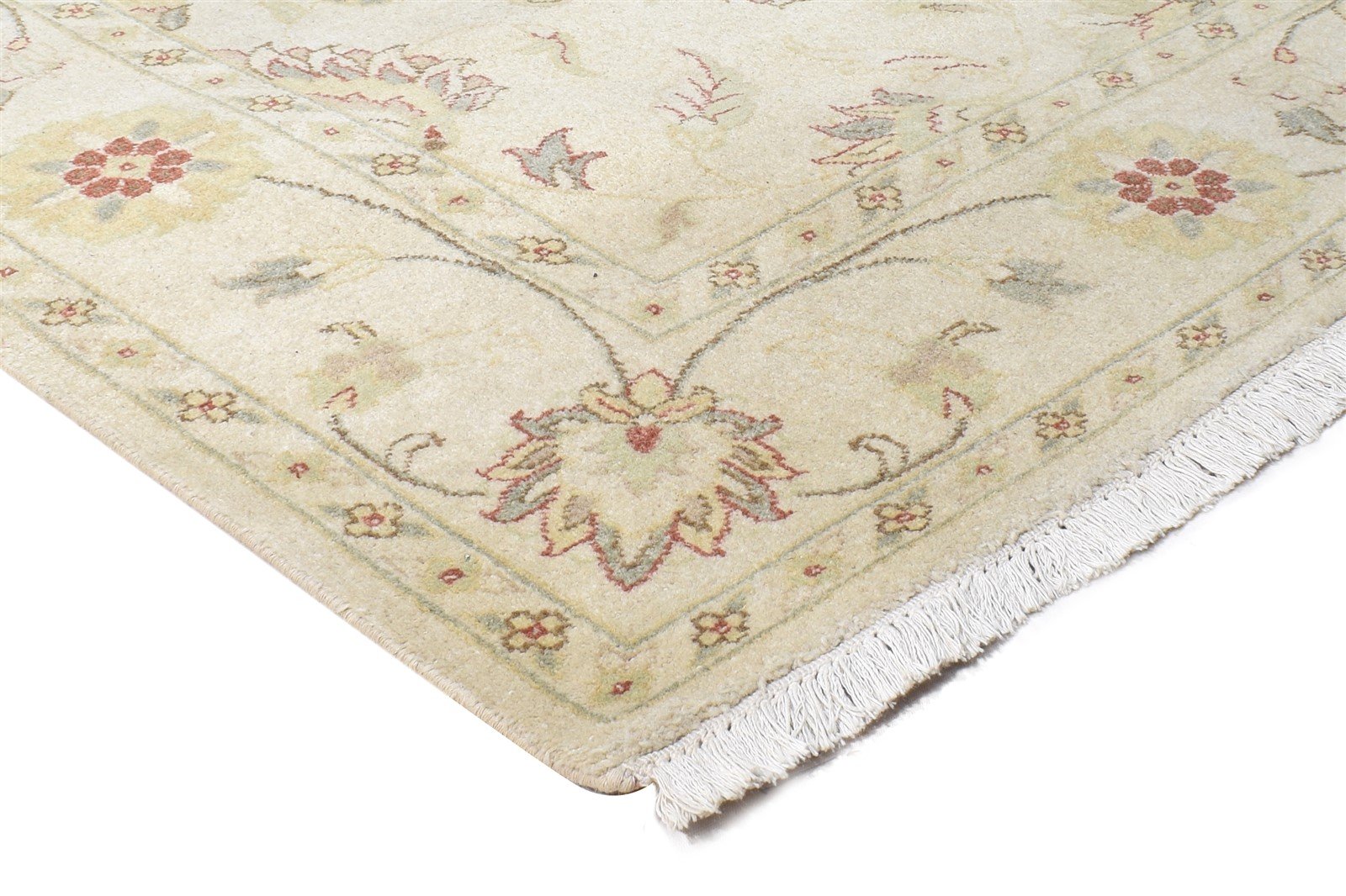 6' X 9' Rug Wool Beige Persian Hand Knotted Oushak Oriental Room Size Carpet Area Rug