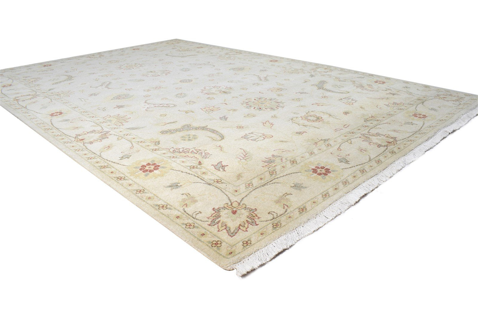 6' X 9' Rug Wool Beige Persian Hand Knotted Oushak Oriental Room Size Carpet Area Rug
