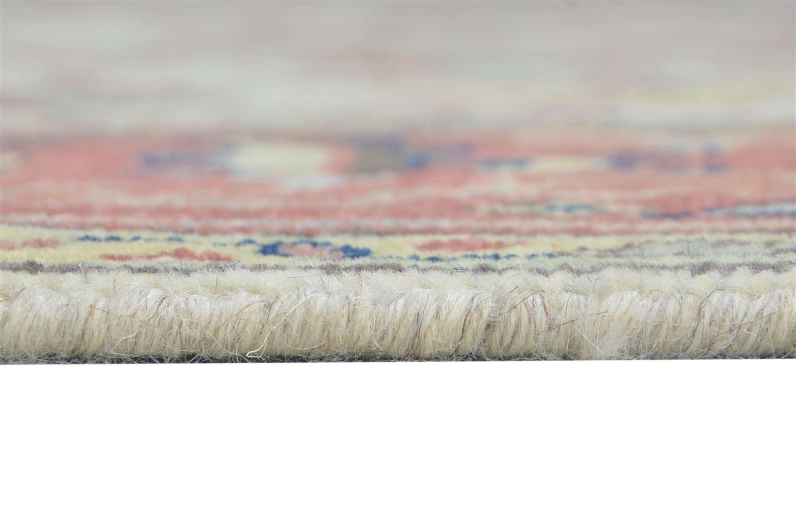 Ivory Wool Rug 6' X 9' Persian Hand Knotted Oushak Oriental Room Size Carpet Area Rug