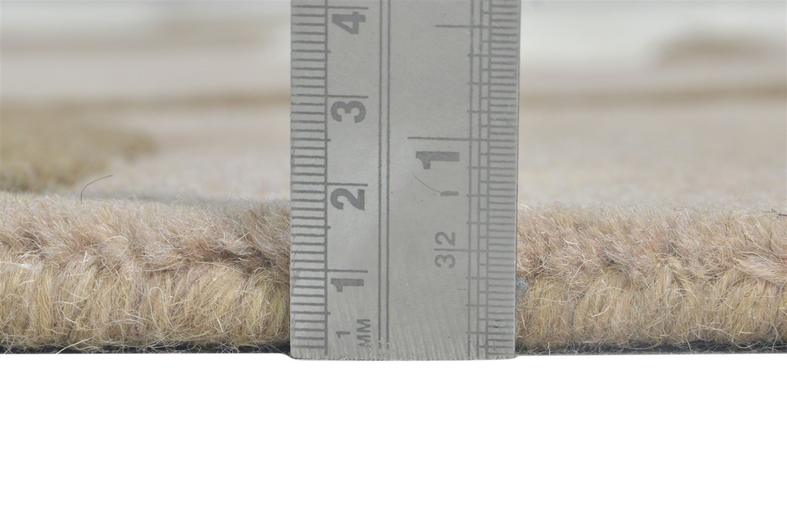 5' X 7' Rug Wool Beige Modern Hand Tufted French Floral Room Size Carpet Area Rug