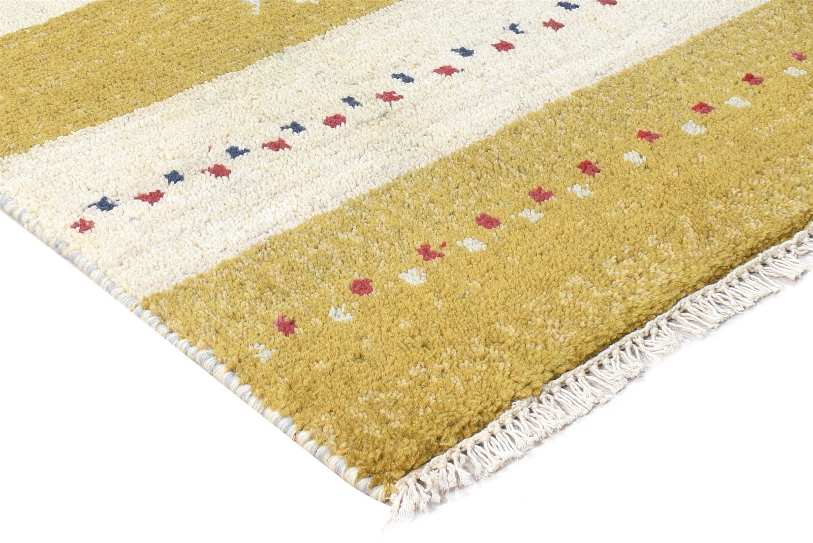 2' X 3' Rug Wool Beige Southwestern Hand Knotted American Tribal Small Carpet Area Rug