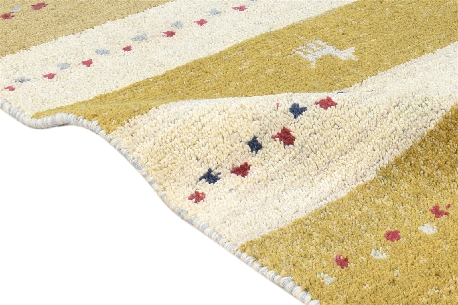 2' X 3' Rug Wool Beige Southwestern Hand Knotted American Tribal Small Carpet Area Rug