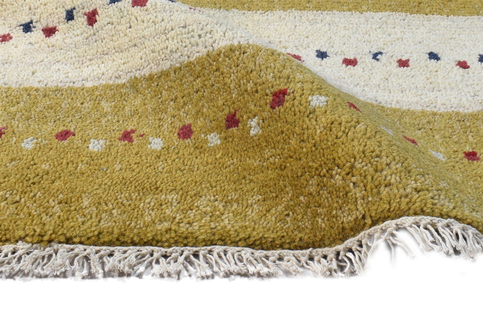 2' X 3' Rug Wool Beige Southwestern Hand Knotted American Tribal Small Carpet Area Rug