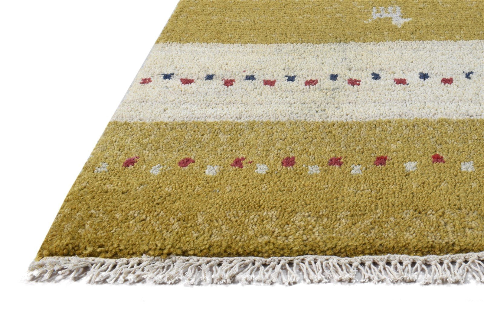 2' X 3' Rug Wool Beige Southwestern Hand Knotted American Tribal Small Carpet Area Rug