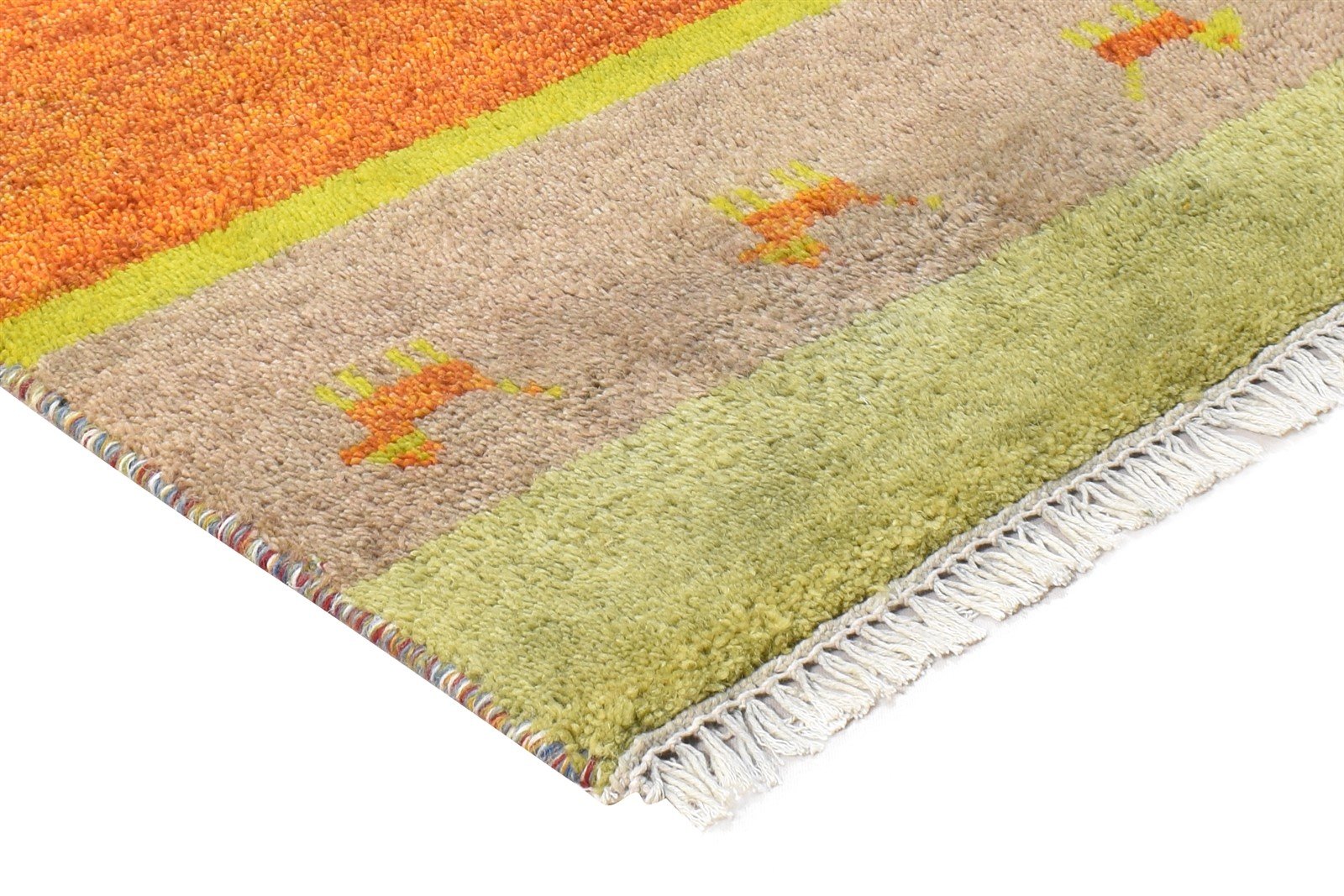 2' X 3' Rug Wool Green Southwestern Hand Knotted American Tribal Small Carpet Area Rug