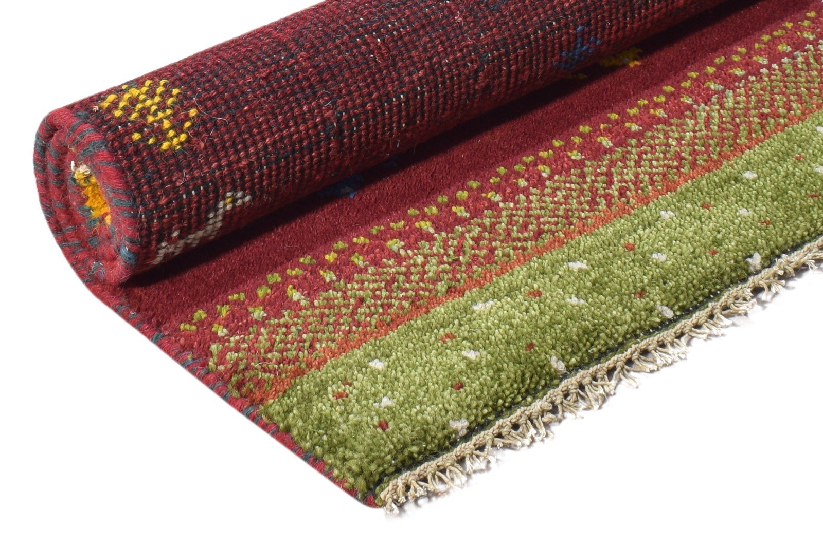 Wool Red Rug 2' X 3' Southwestern Hand Knotted American Tribal Small Carpet Area Rug