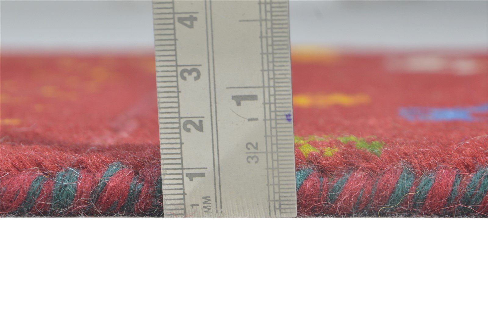 Wool Red Rug 2' X 3' Southwestern Hand Knotted American Tribal Small Carpet Area Rug