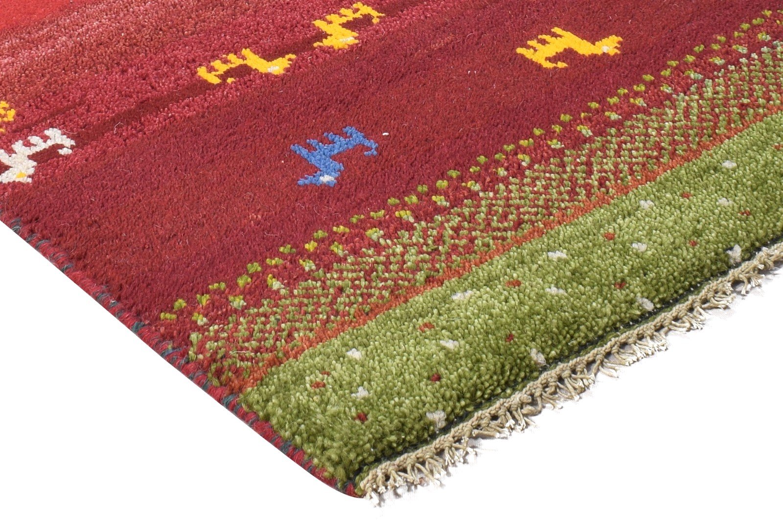 Wool Red Rug 2' X 3' Southwestern Hand Knotted American Tribal Small Carpet Area Rug