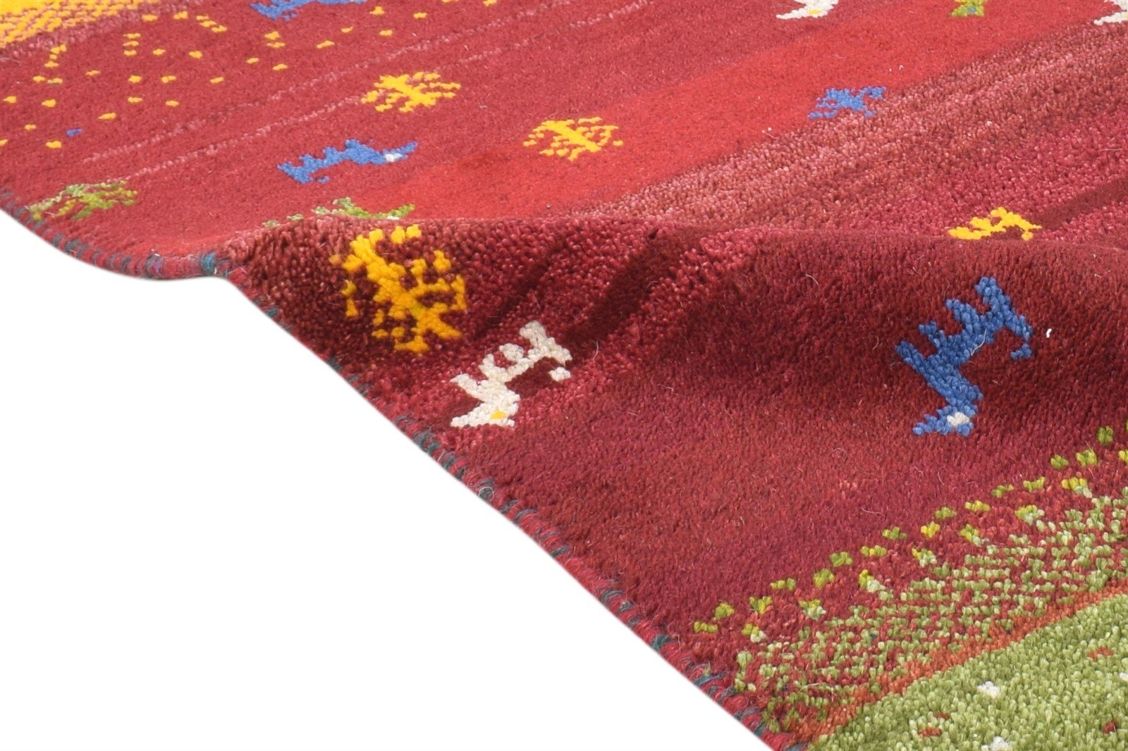 Wool Red Rug 2' X 3' Southwestern Hand Knotted American Tribal Small Carpet Area Rug