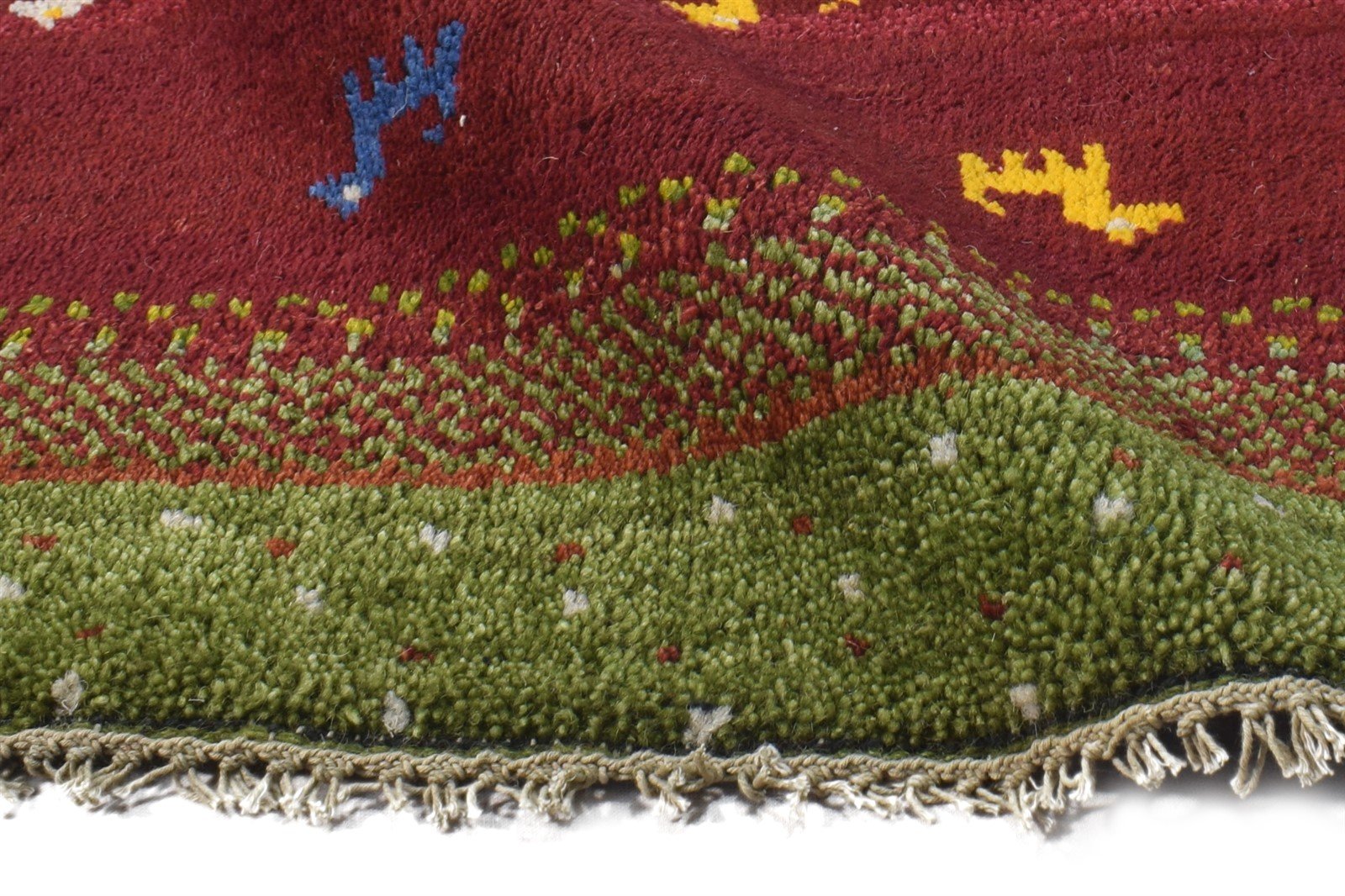 Wool Red Rug 2' X 3' Southwestern Hand Knotted American Tribal Small Carpet Area Rug
