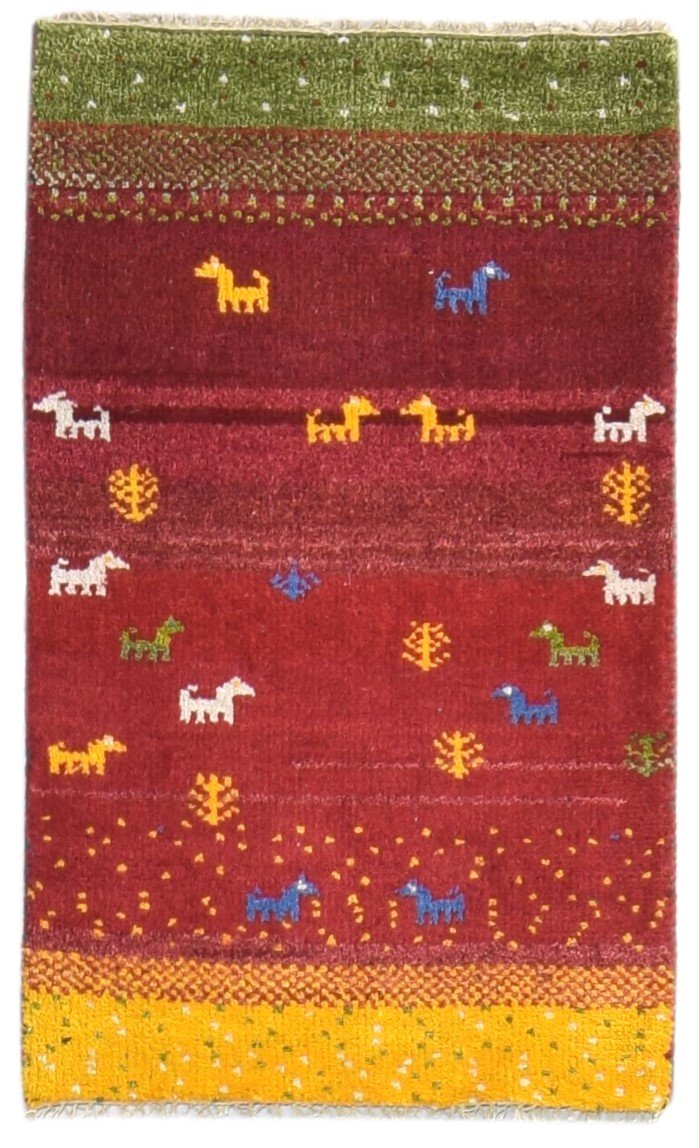 Wool Red Rug 2' X 3' Southwestern Hand Knotted American Tribal Small Carpet Area Rug