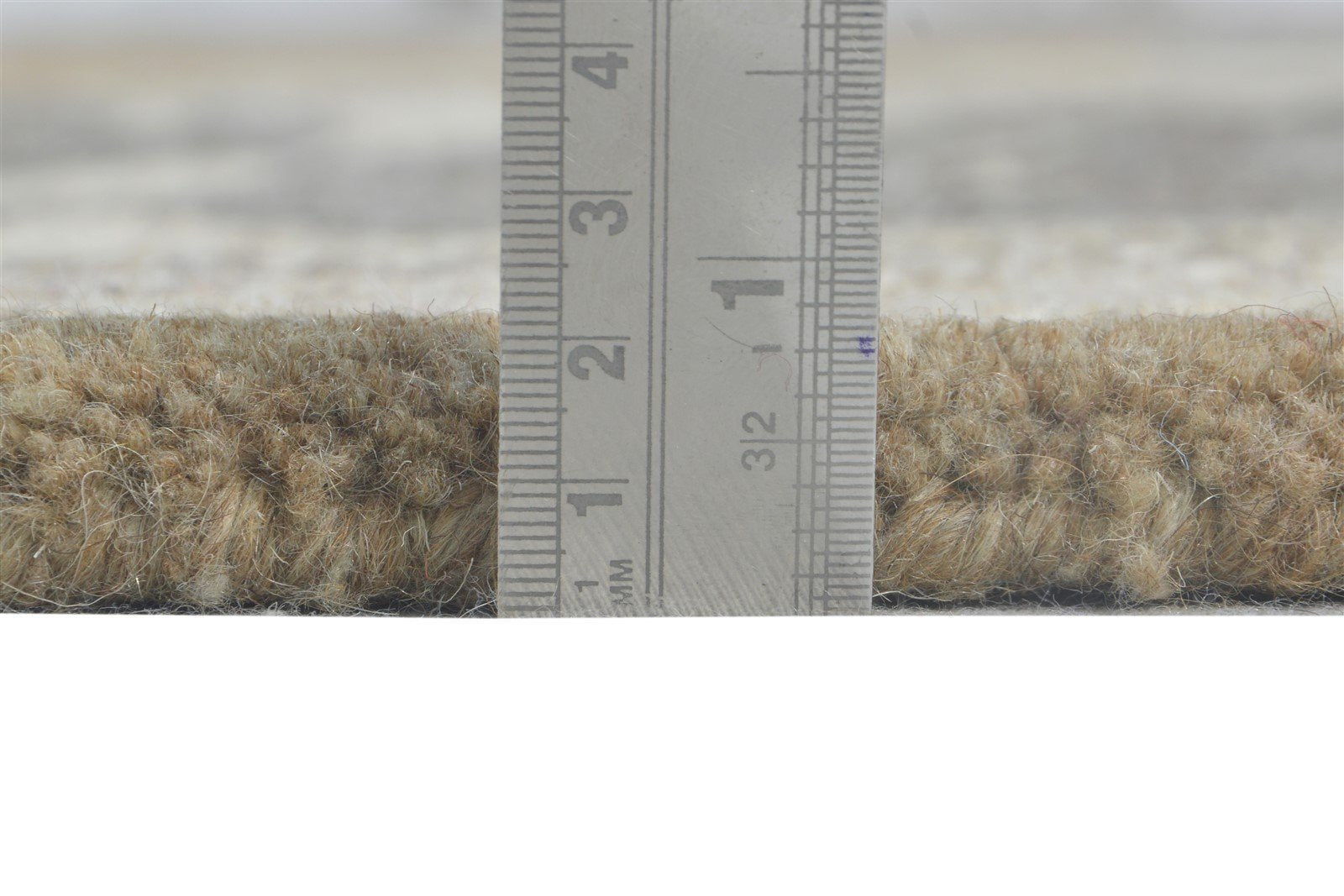 Hand Tufted Cream Wool Rug 4' X 5' Modern French Floral Room Size Carpet Area Rug