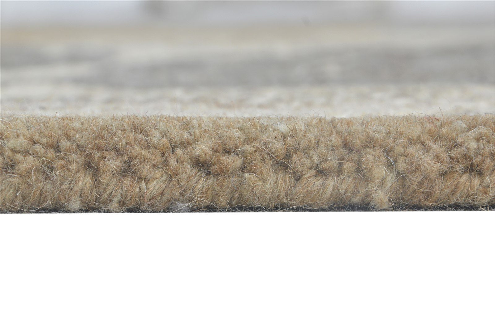 Hand Tufted Cream Wool Rug 4' X 5' Modern French Floral Room Size Carpet Area Rug