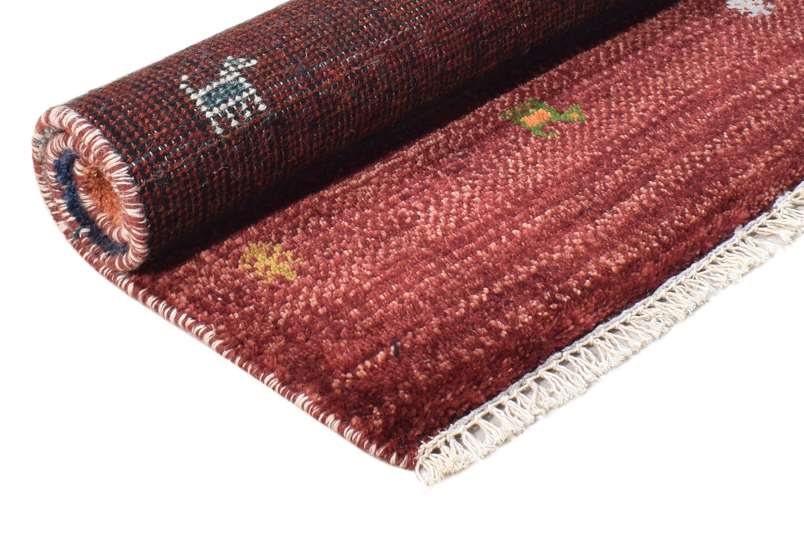 2' X 3' Rug Wool Wine Southwestern Hand Knotted American Tribal Small Carpet Area Rug